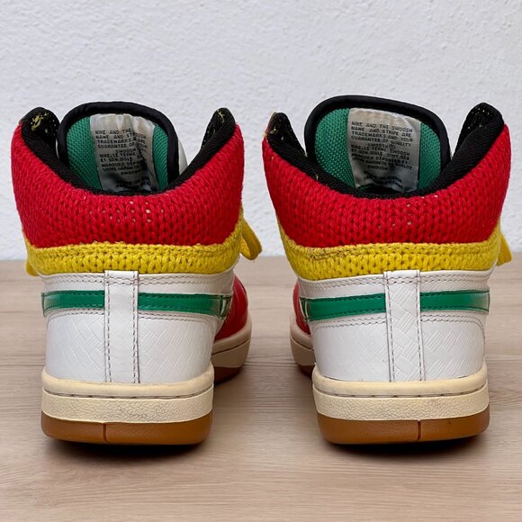 Nike Women’s Court Force High Dunk Rasta Retro Limited Edition  8.5 / RARE FIND! - Picture 5 of 16